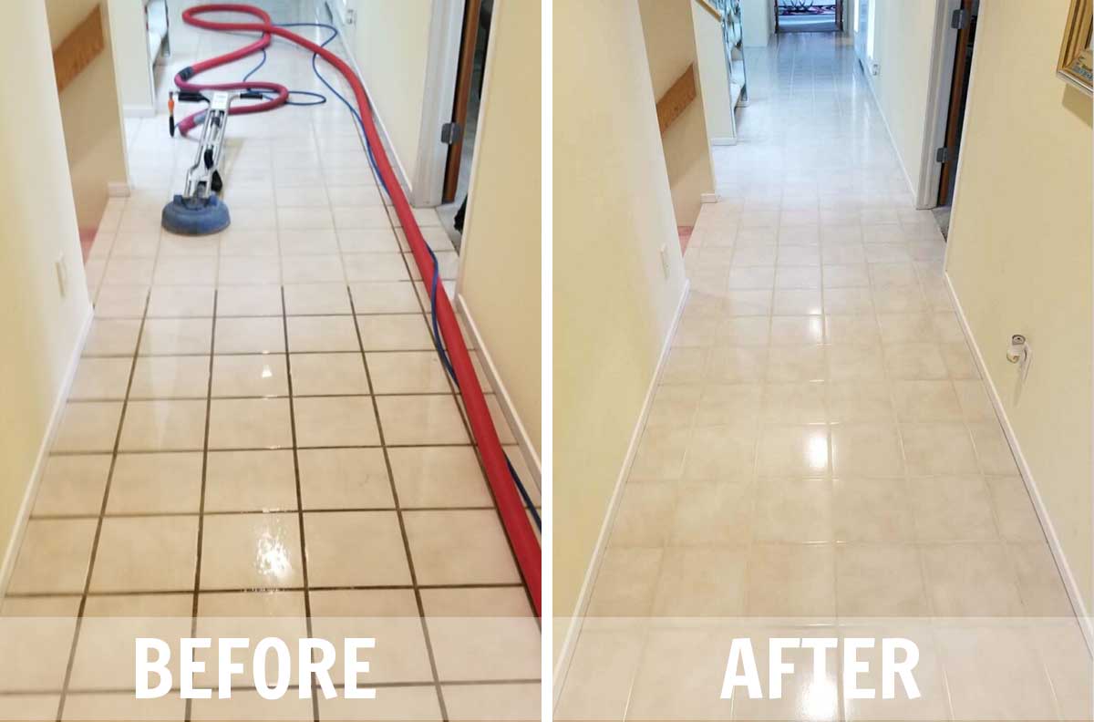 Tile and grout cleaning